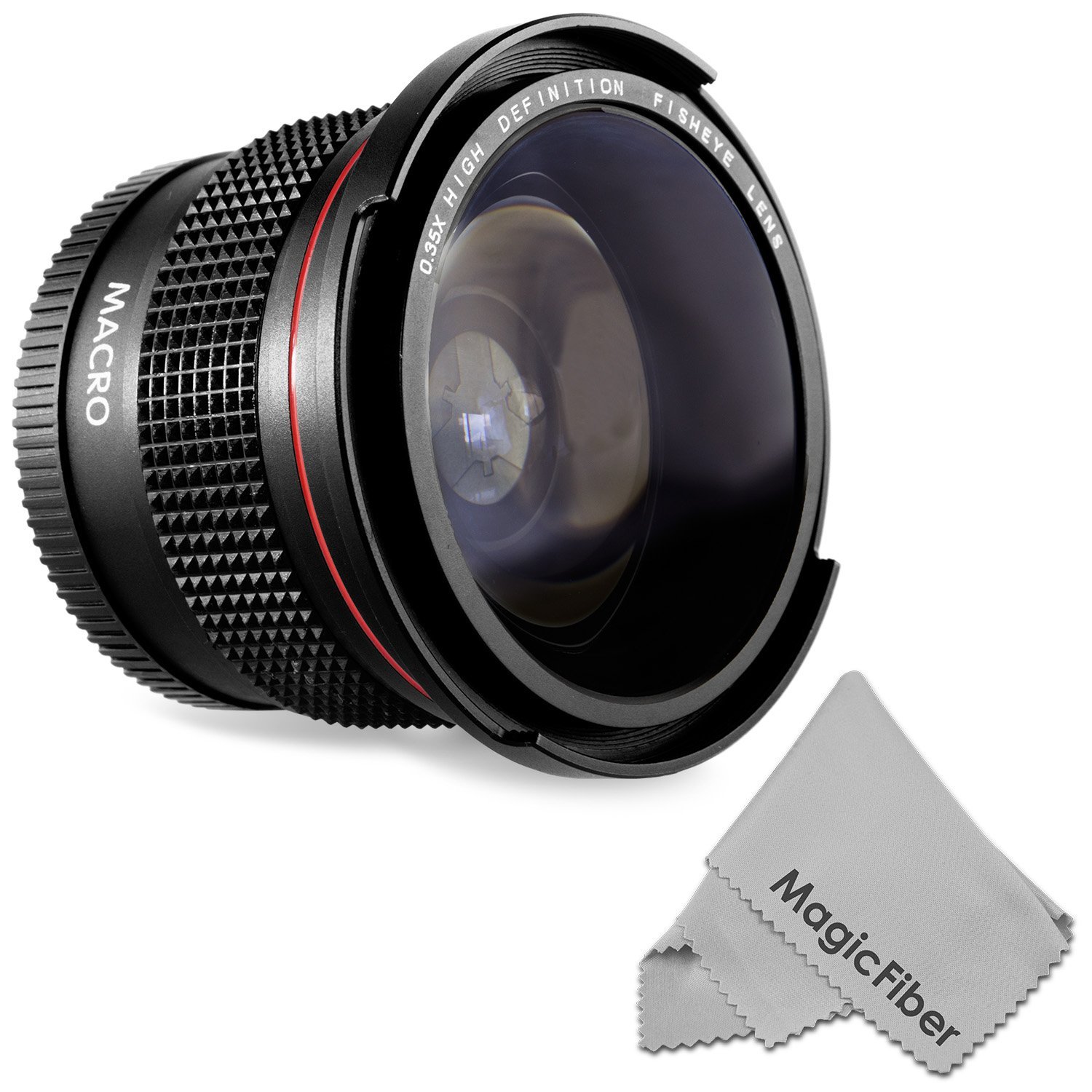 58MM 0.35X Altura Photo Professional Super Fisheye Wide Angle Lens w/ Macro Close Up For DSLR Cameras